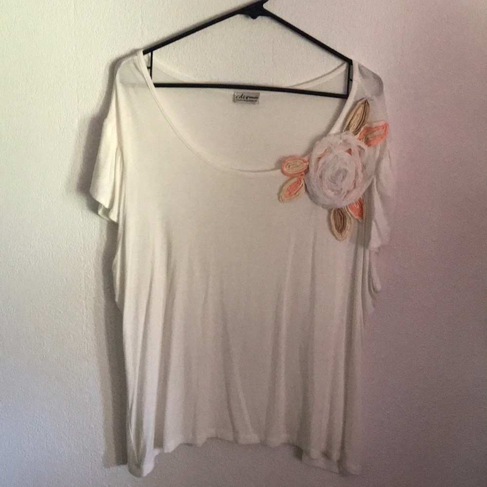 Creative Design Works Flower Blouse